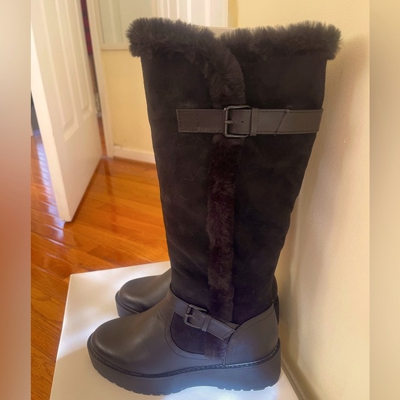 NWT wanted velvet, fur , leather Boots for women - Picture 4 of 12